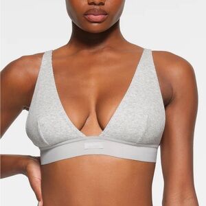 Skims heather gray bralette